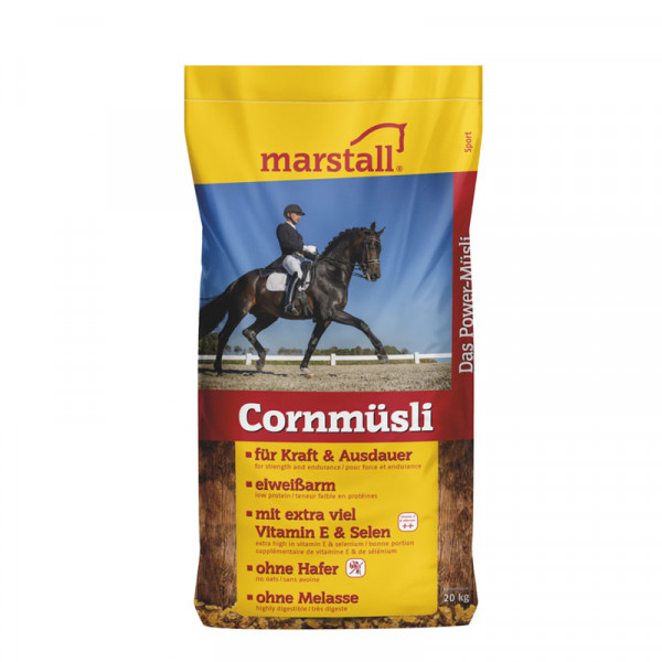 marstall Cornmüsli 20kg - leicht verdauliches Energiemüsli für Sportpferde