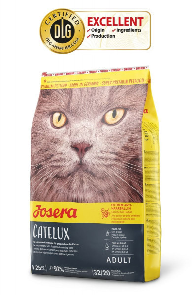 Josera Katze Catelux - für Katzen, die zur Haarballenbildung neigen