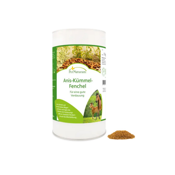 PerNaturam Pferd Anis, Kümmel, Fenchel Mischung 1kg - für eine optimale Verdauung