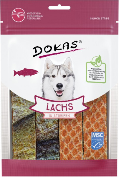 Dokas Lachs Streifen 100g