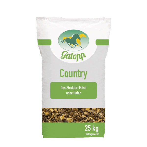 Galopp Country 25kg - Struktur Müsli ohne Hafer