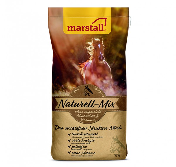 marstall Naturell-Mix 15kg - das zusatzfreie Struktur-Müsli