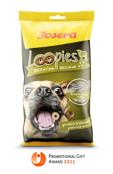 Josera Hund Loopies mit Lamm 150g - Das Runde für Hunde – unsere Leckerlis mit Lamm