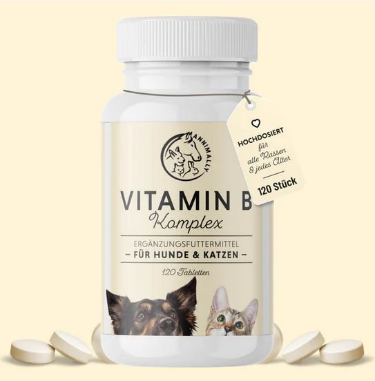 Annimally Vitamin B Komplex für Hunde & Katzen 120 Tabletten