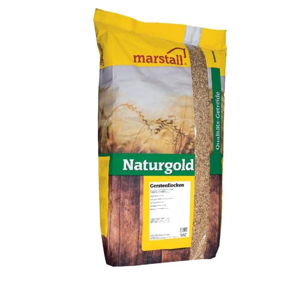 marstall Naturgold Gerstenflocken 20kg - Gerstenflocken aus Qualitäts-Getreide