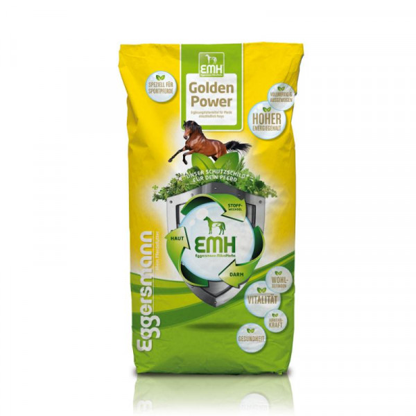 Eggersmann EMH Golden Power 15kg - Haferfreies Sport - und Leistungsfutter für Pferde